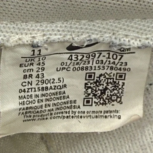 Nike Killshot 2 White Navy Gum Sole Men's Size 11 Sneakers 432997-107 Athletic - Picture 8 of 8